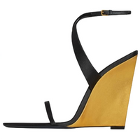 SAINT LAURENT Salomé Wedge Sandals Women's