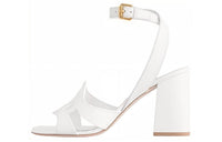 LOUIS VUITTON Isola Strap Sandals 8.5cm Women's White