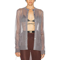 SAINT LAURENT Shirt Women's Light Gray