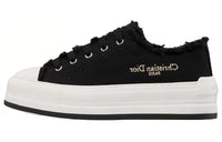 DIOR Walk'n'Dior Platform Shoes Low Top Skateboard Shoes Women's Black