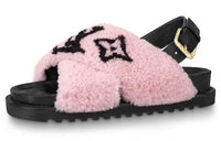LOUIS VUITTON Strap Sandals Women's Pink