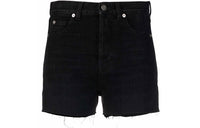 SAINT LAURENT Denim Shorts Women's Black