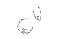 CHANEL Earrings Women's Silver