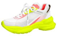 LOUIS VUITTON Run 55 Low-Top Casual Shoes Women's White Yellow