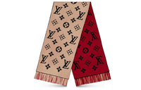 LOUIS VUITTON LOGO DUO Knit Scarves Women's