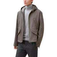 HERMES FW24 Jackets Coats Men's Gray