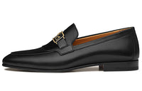 HERMES Bemol Casual Single Shoes Men's Black