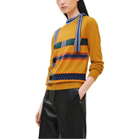 HERMES FW24 Cashmere Sweater Women's Yellow