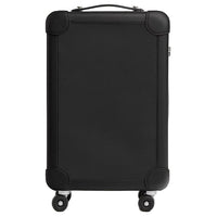 HERMES R.M.S H Plume Canvas Trolley Bag Unisex Black