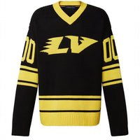 LOUIS VUITTON Intarsia Football T shirt