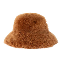 Loro Piana Alpaca Bucket Hats Women's Dark Copper Brown