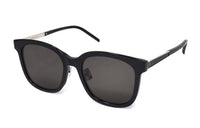 SAINT LAURENT Alloy Irregular Shape Sunglasses Unisex Black