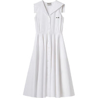 MIU MIU Sailor Collar Sleeveless Mini Dress