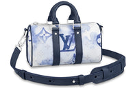 LOUIS VUITTON Keepall Xs Monogram Watercolor Blue