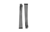 SAINT LAURENT Polyamide Elastane Gloves Women's Gray