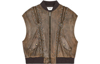 CELINE Vests Men Brown