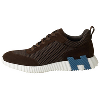 HERMES Low-Top Casual Shoes Men's Brown