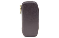 LOUIS VUITTON Calfskin Wallet Key Pouch Men's Black