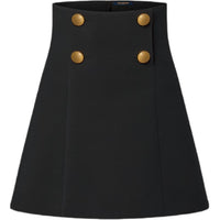 LOUIS VUITTON Hammered Button Skirt