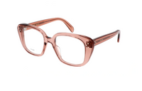 CELINE Acetate Square Eyeglass Frames Women's Pink