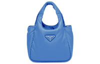 PRADA Re-Nylon Fabric Tote Bag Shopping Bag Handbag Mini Women's Light Purple Light Blue