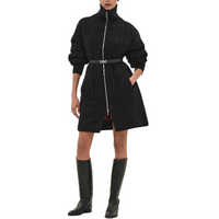 HERMES Coats Women's Black