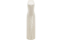 SAINT LAURENT SS24 Sleeveless Dress Women's Chalk White
