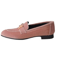 HERMES Loafers Women's Rosewood Color