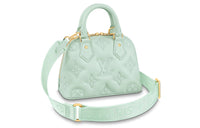 LOUIS VUITTON Alma Bb Quilted Water Green