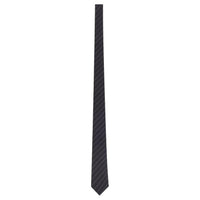 SAINT LAURENT Silk, Silk Jacquard Ties Men's Black
