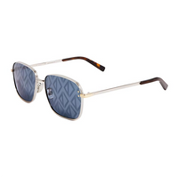 DIOR Metal Acetate Irregular Shape Sunglasses Men's Silver