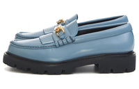 CELINE Triomphe Loafers Women's Blue