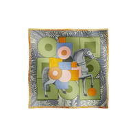 HERMES Silk Scarves Women's Multicolor