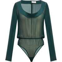 SAINT LAURENT SS24 Bodysuits Women's Green