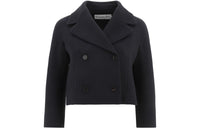 DIOR Dior Quarterly New Products FW22 Jackets Coats Women's Navy Blue