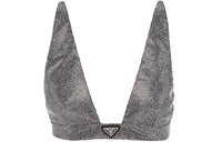 PRADA SS22 Strapless Top Women's Silver