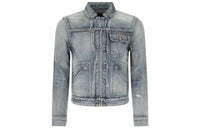 SAINT LAURENT SS22 Jackets Coats Men's Blue