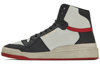 SAINT LAURENT SL 24 Mid Distressed Optic White Black Red