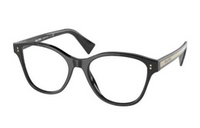 MIU MIU Acetate Rectangular Eyeglass Frames Women's Black