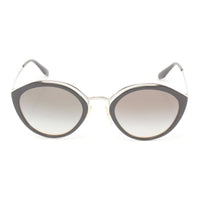 PRADA Plastic Round Sunglasses Women's Black
