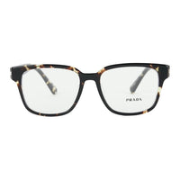 PRADA Plate Frame Square Eyeglass Frames Men's Brown
