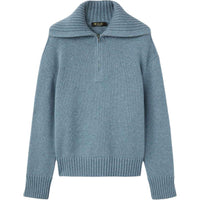Loro Piana FW24 Cashmere Sweater Women's Stardust Blue Mixed Color