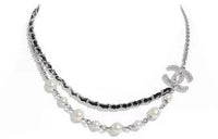 CHANEL 22c Early Spring Necklaces Women's Silver