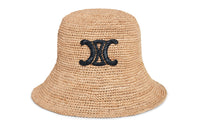 CELINE Triomphe Raphia Hat