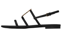 SAINT LAURENT Cassandra Flat Sandals Women's
