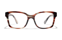 CHANEL Eyeglass Frames Women's Brown