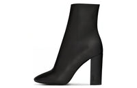 SAINT LAURENT Lou 95mm Leather Boots Women's