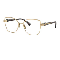 CHANEL Metal Butterfly Eyeglass Frames Women's Gold