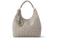 LOUIS VUITTON Perforated Calfskin One Shoulder Handbags Regular Women's Gray