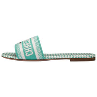 DIOR DIORIVIERA Slide Slippers Women's Mint Green